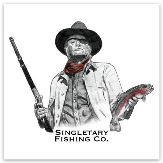 John Wayne - Singletary Fishing Co Sticker