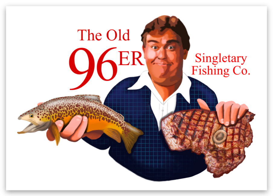 The Old 96er - Singletary Fishing Co Rectangle Sticker